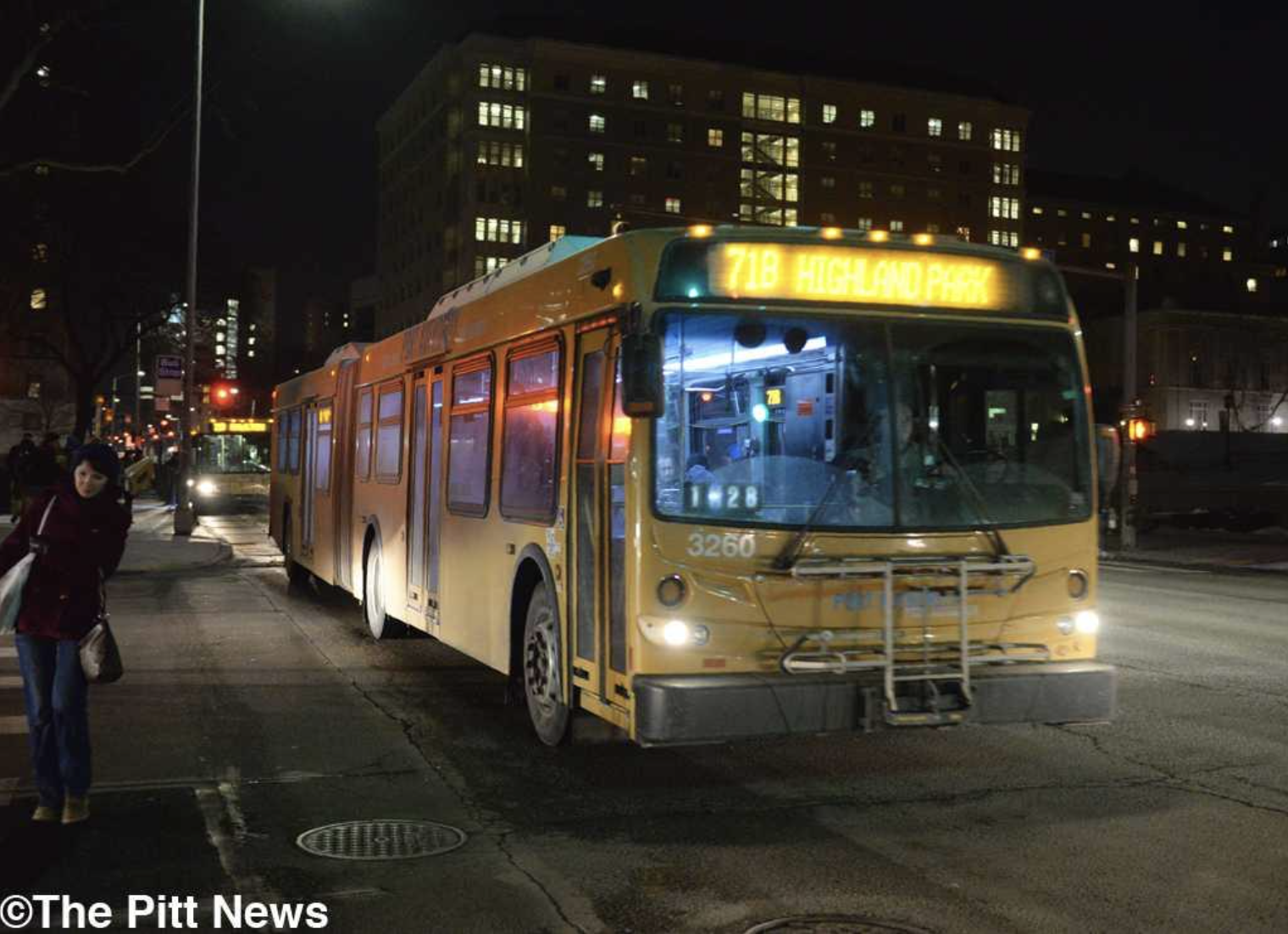 PixMo Ask Model Anything example — city bus